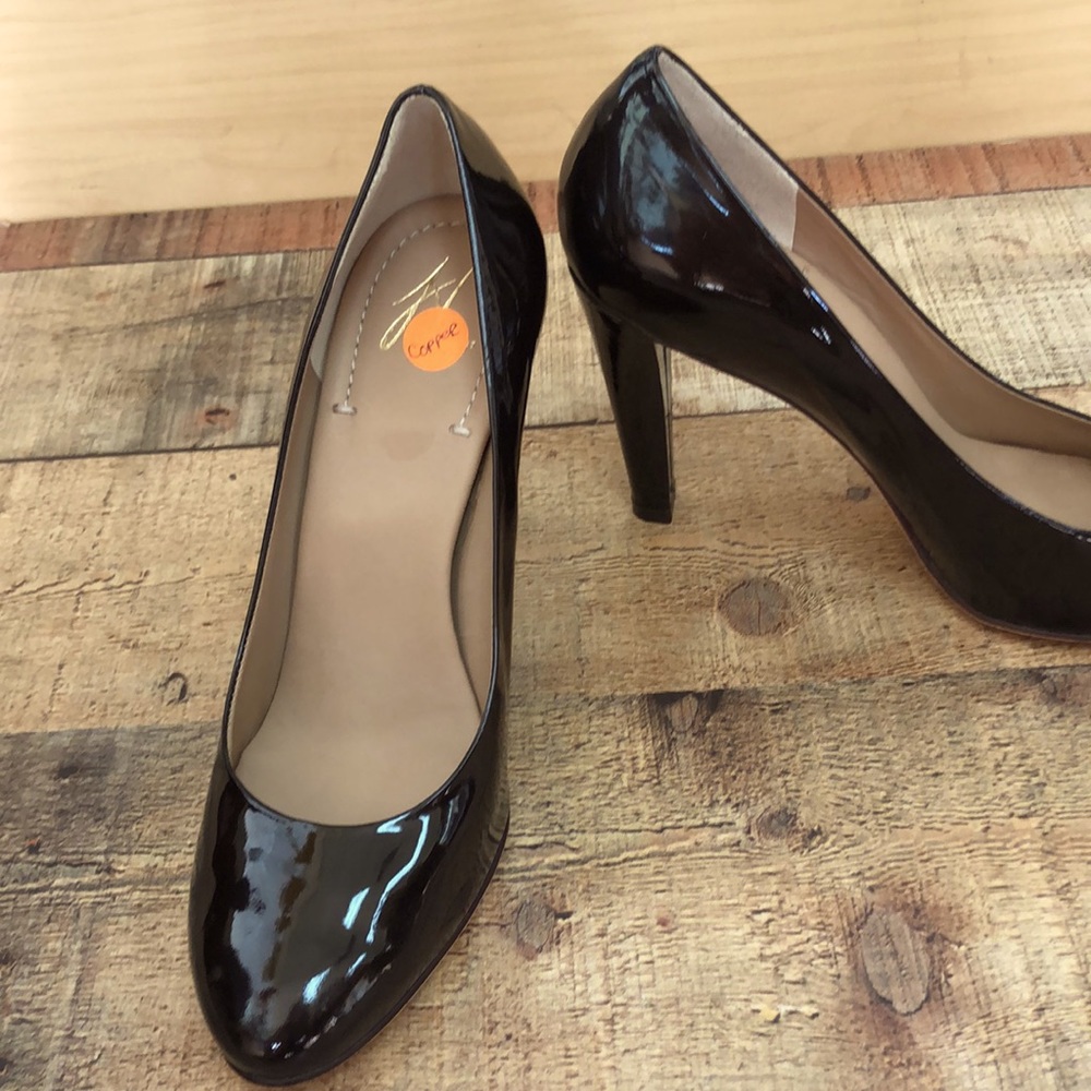J Vincent Patent Leather Heels, 9M